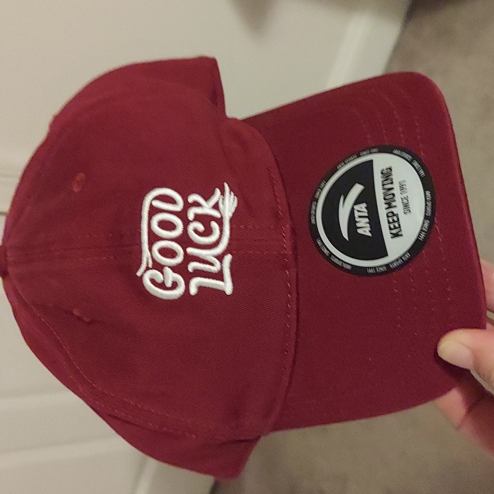 Good Luck Maroon Baseball Cap